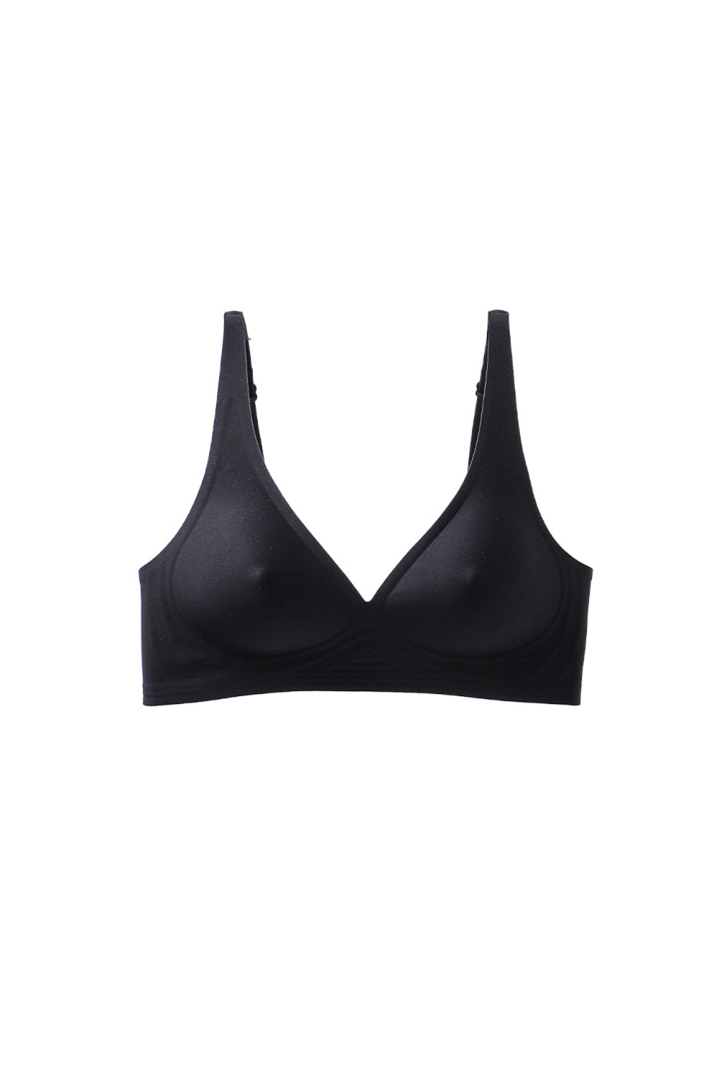 Siyah Görünmez No-Bra Etkili Push-Up Sütyen