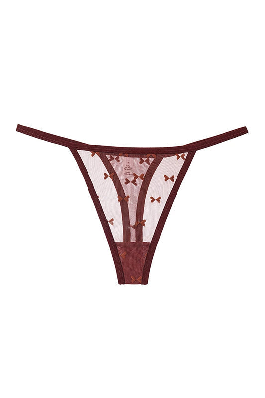 Velora Siyah String