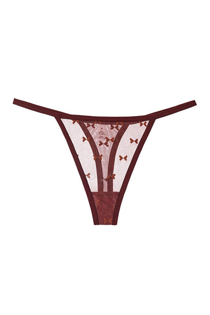 Velora Siyah String