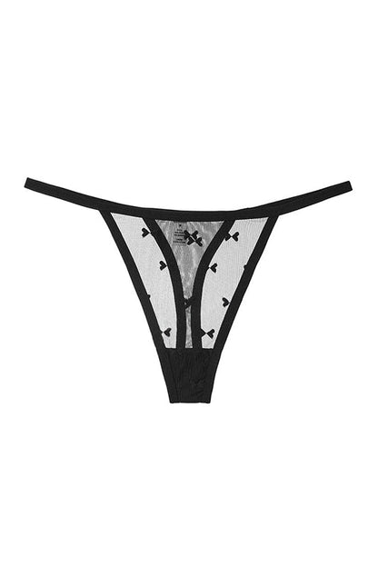 Velora Siyah String