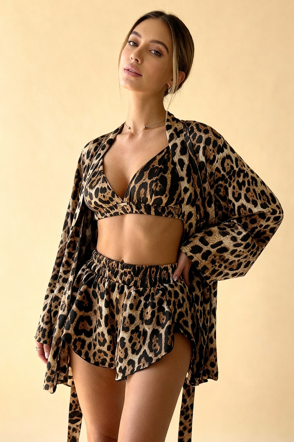 Felina 3 Parça Pijama Takımı