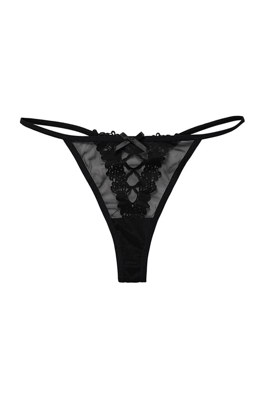 Alba Siyah String