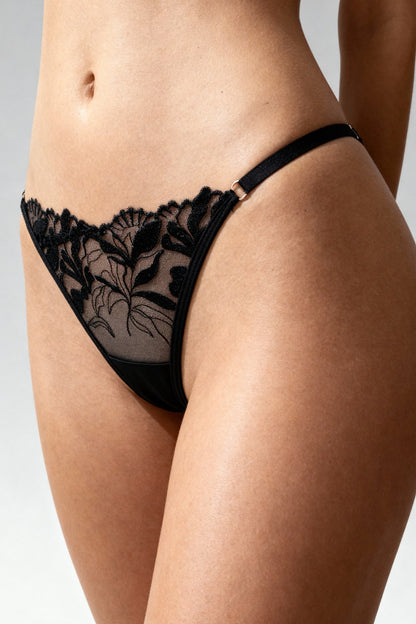Lucinda Siyah String