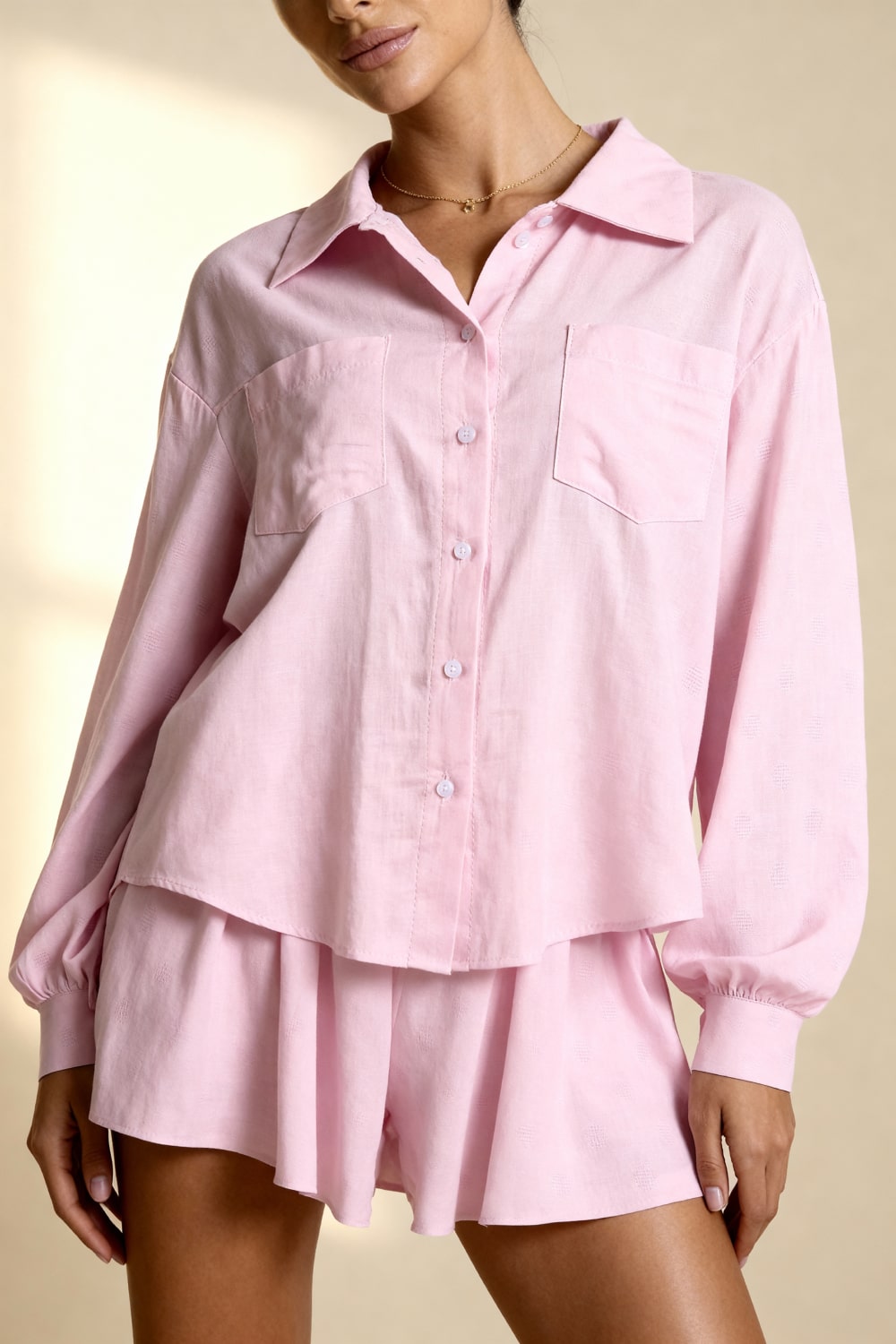 Yana Gömlek Pijama