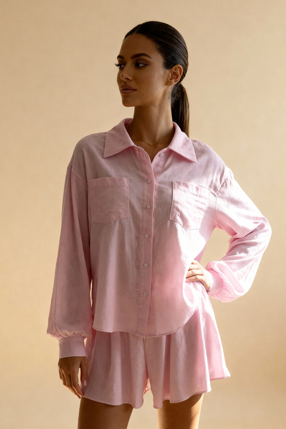 Yana Gömlek Pijama